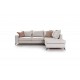 Καναπές γωνιακός αριστερή γωνία ύφασμα cream-mocha 290x235x95εκ