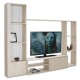 Σύνθεση σαλονιού Blossom χρώμα sonoma light 220x32,4x177,5εκ