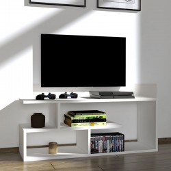 Έπιπλο τηλεόρασης Waldo λευκό 100x29,5x40εκ