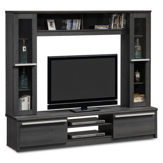 Σύνθεση σαλονιού Chico TV χρώμα ebony oak 180,5x40x158εκ