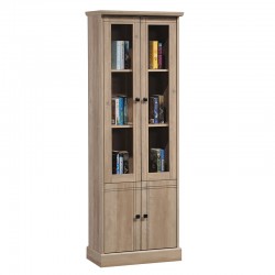 Βιτρίνα Libby φυσικό 64x34,5x184εκ