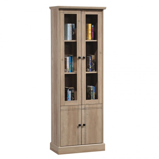 Βιτρίνα Libby φυσικό 64x34,5x184εκ