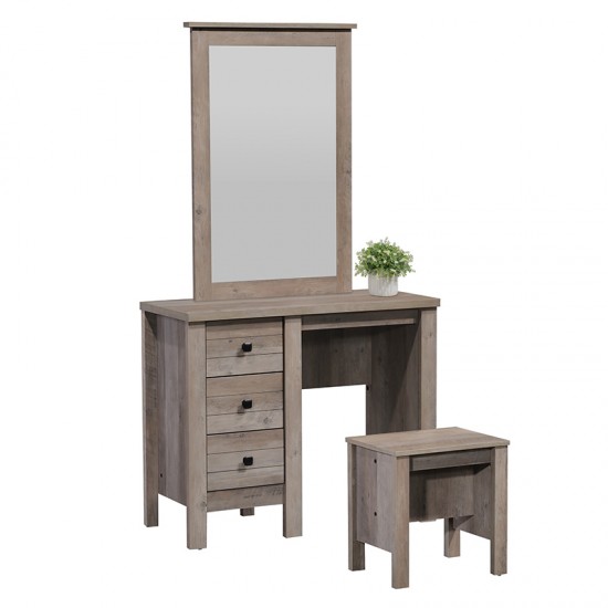 Κονσόλα-τουαλέτα Tara rustic oak 121.5x39.5x162.5εκ