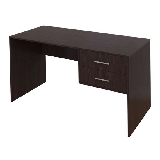 Γραφείο Ludo με συρτάρια χρώμα wenge 120x60x75εκ