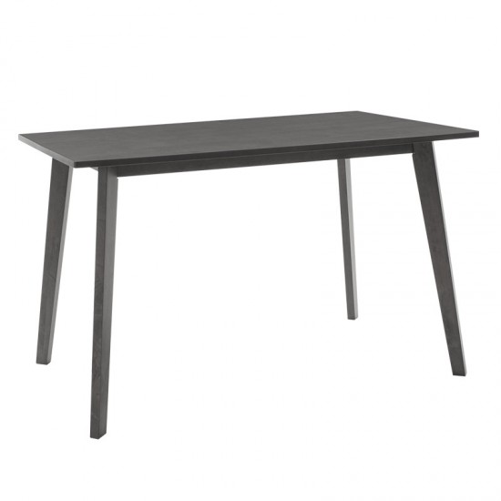 Tραπεζαρία Benson - Orlean σετ 5τμχ rustic grey - ύφασμα γκρι 120x75x75εκ