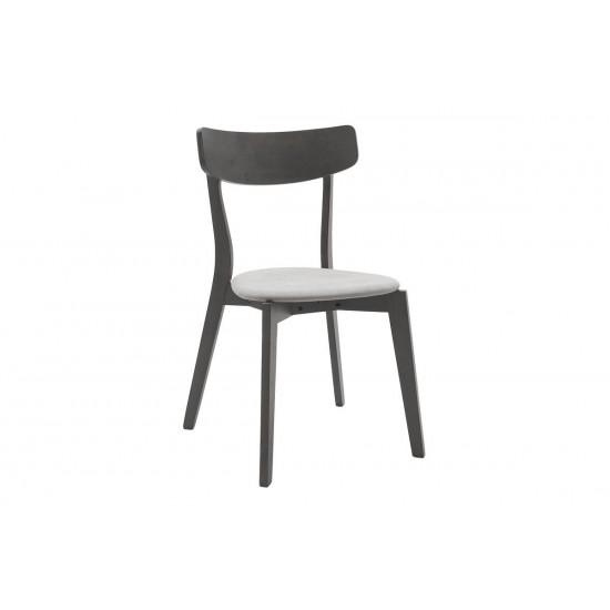 Tραπεζαρία Benson - Toto σετ 7τμχ rustic grey -  ύφασμα γκρι 150x90x75εκ