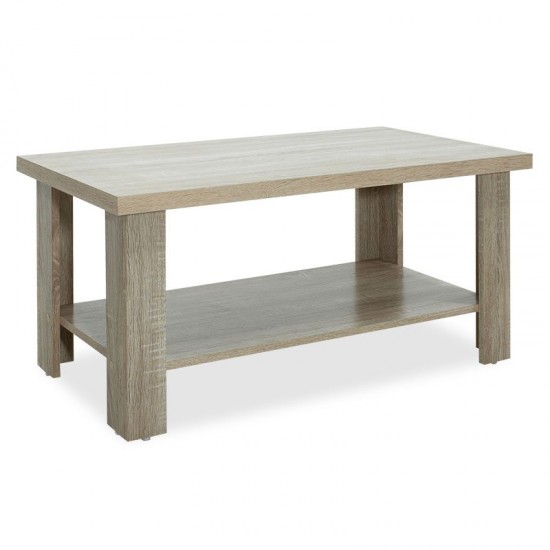 Τραπεζάκι σαλονιού RIANO χρώμα sonoma 89,5x49,5x42,5εκ