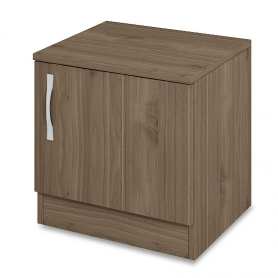 Κομοδίνο Deco με ένα ντουλάπι χρώμα καρυδί 40x35,5x41εκ
