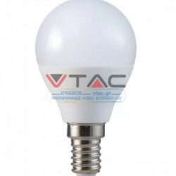 Λάμπα LED E14 P45 SMD 5.5W Φυσικό λευκό 4000K Λευκό Blister 3 τμχ.