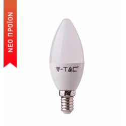 Έξυπνη λάμπα LED E14 Κερί 3.5W RGB + Θερμό λευκό, με ασύρματο χειριστήριο – Ντιμάρεται
