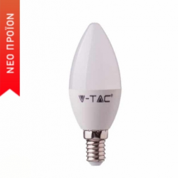 Έξυπνη λάμπα LED E14 Κερί 3.5W RGB + Θερμό λευκό, με ασύρματο χειριστήριο – Ντιμάρεται