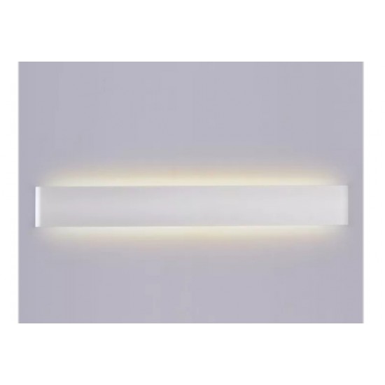 Απλίκα LED Γραμμική 20W Αρχιτεκτονικού Φωτισμού 4000K Φυσικό Λευκό με Λευκό Σώμα