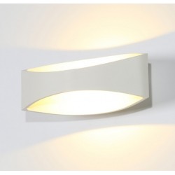 Απλίκα LED 5W Up-down Αρχιτεκτονικού Φωτισμού 4000K Φυσικό Λευκό - Λευκό Σώμα