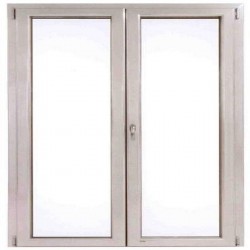 Ανοιγόμενη Ανακλινόμενη Δίφυλλη Μπαλκονόπορτα 100 X 190cm KMG 