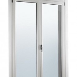 Ανοιγόμενη Ανακλινόμενη Δίφυλλη Μπαλκονόπορτα 130 X 210cm KMG