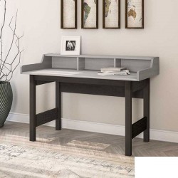Γραφείο εργασίας σε χρώμα white wash - wenge 