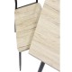 Τραπεζαρία με επιφάνεια MDF χρώμα sonoma black matte