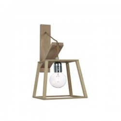 Απλίκα Ξύλο με Σχοινί Καλώδιο Wood Mini Tetragon Ap
