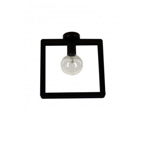 Πλαφονιέρα σε Μαύρο Μέταλλο Olympus Ceiling Plate