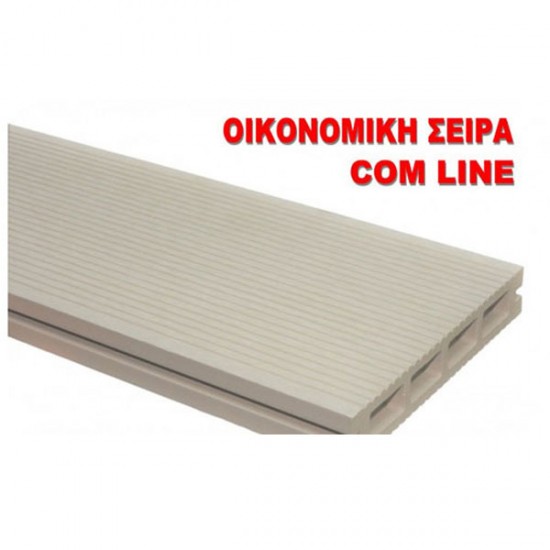 WPC Deck Ivory Ίδιας Όψης Comline