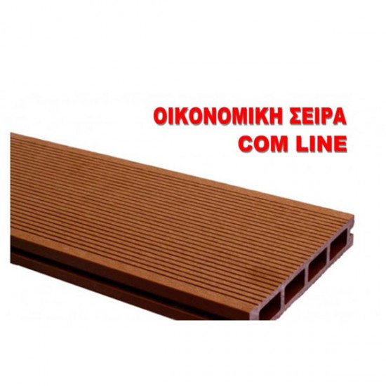 WPC Deck Καφέ Ανοιχτό Comline