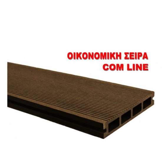 WPC Deck Καφέ Σκούρο Ίδιας Όψης Comline 