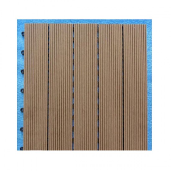 WPC Πλακάκι σε Σκούρο Καφέ 50 x 50