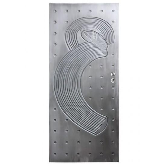 Εσωτερική Πόρτα Ral Inox με πατίνα