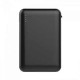 Power Bank 5000mAh με ροζ σώμα με ενσωματωμένο μαύρο καλώδιο